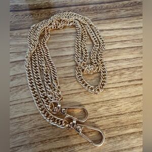 REPLACEMENT Bag Chain Strap 48” Gold Tone
